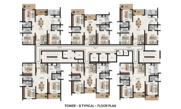 2.5 BHK Unit Plan