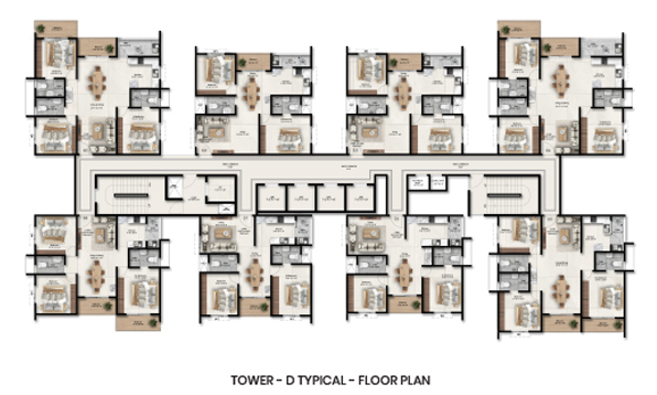 4 BHK Unit Plan